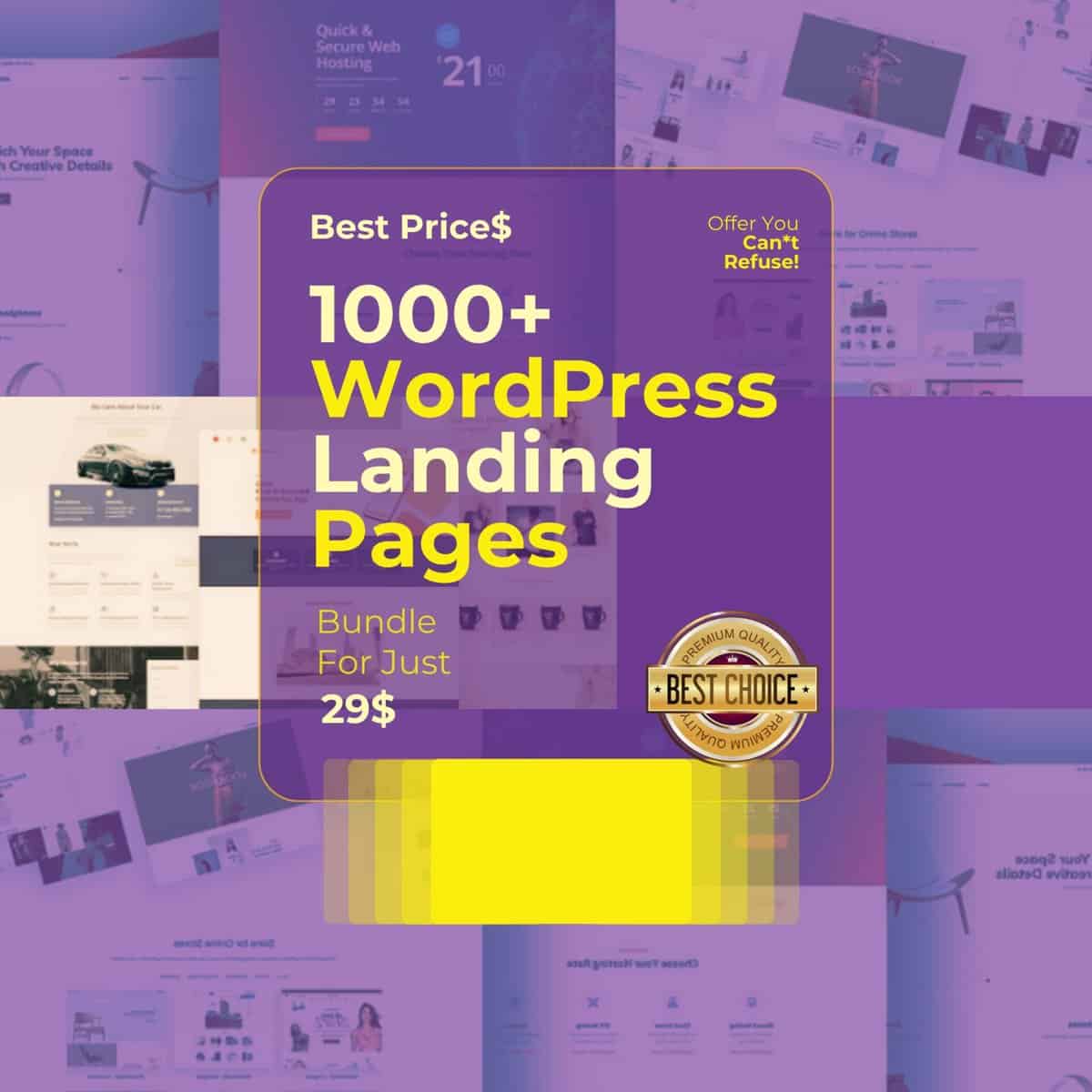 1000+ WordPress Landing Pages