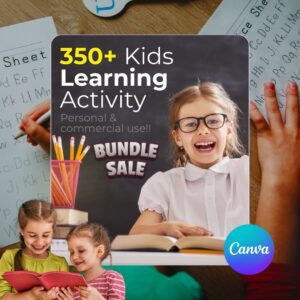 350+ Kids & Toddlers Learning Bundle