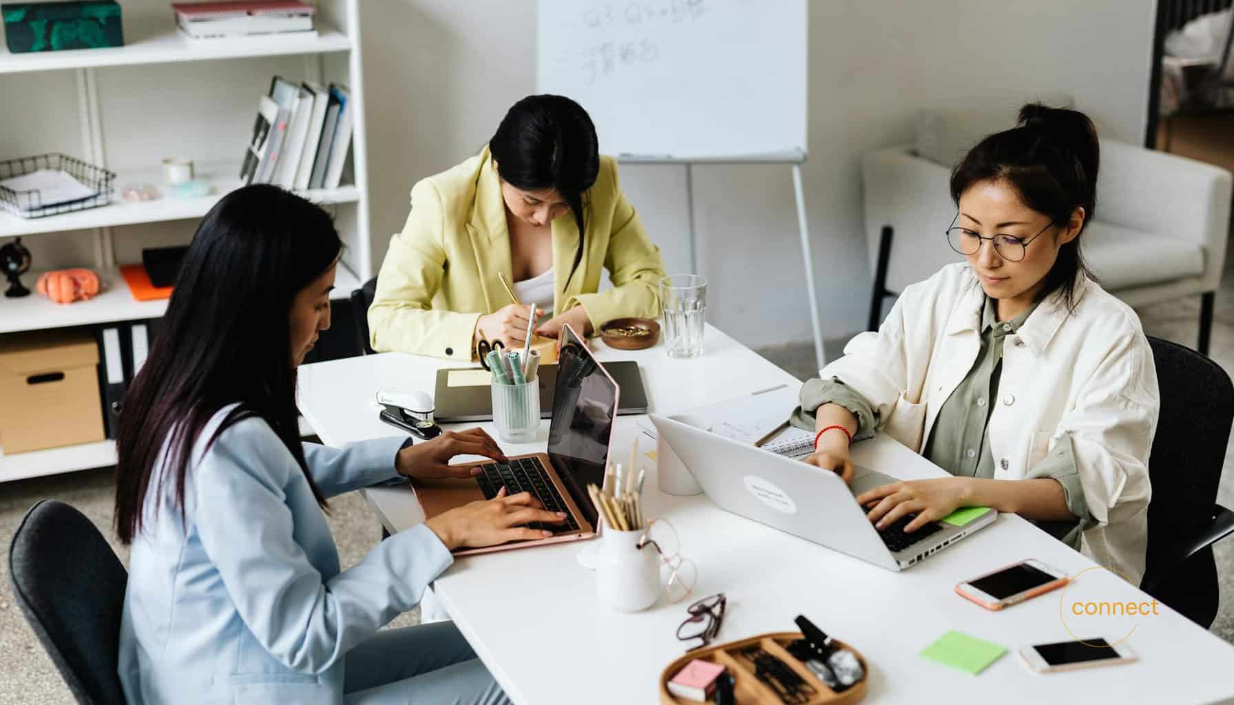 4 Effective Productivity Strategies to Maximize Efficiency — effective productivity strategies abstract illustration — Connect Mode