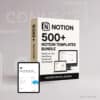 500+ Notion Templates Bundle by Connect Mode — Ready-to-use dashboards, systems, and workflow tools for entrepreneurs, creators, and digital hustlers
