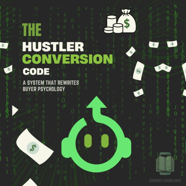 Cover image for The Hustler Conversion Code ebook — a system that rewrites buyer psychology with trust-driven automation.