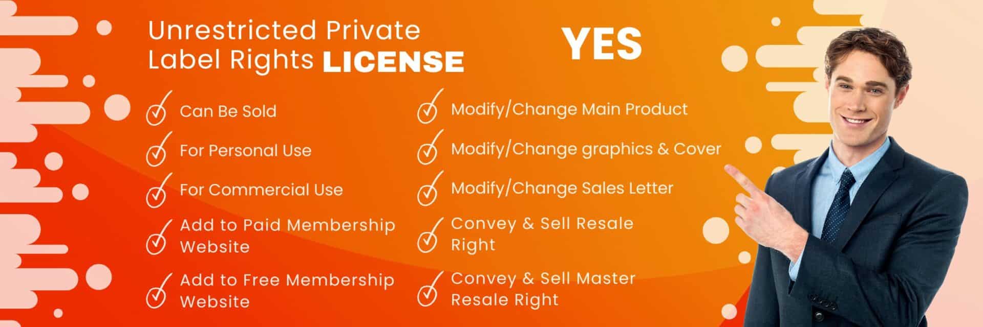 Unrestricted Private Label Rights License